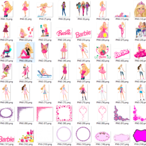 Barbie Doll Clipart Collection for Crafts