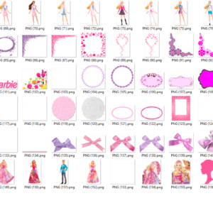 Barbie clip art