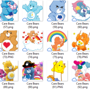 Care Bears character bundle