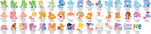 Care Bears character bundle