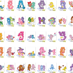 Care Bears clip art collection