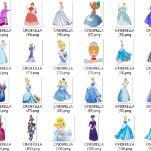 Cinderella character bundle