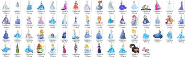 Cinderella character bundle