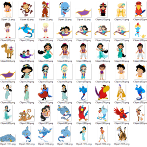 Aladdin PNG bundle