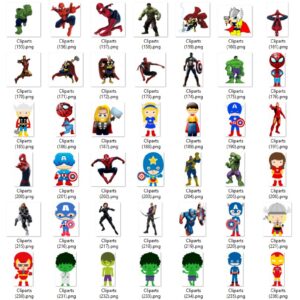 Superhero clipart