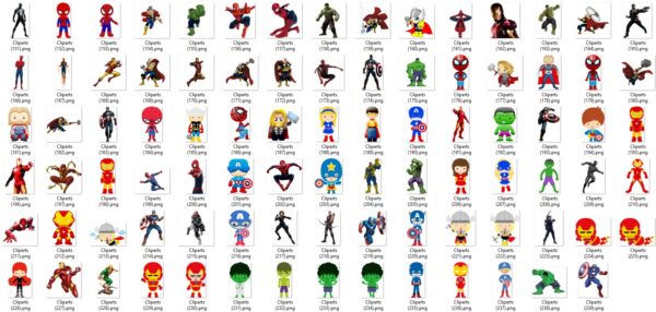 Superhero clipart