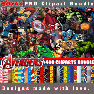 Avengers PNG Clipart Bundle