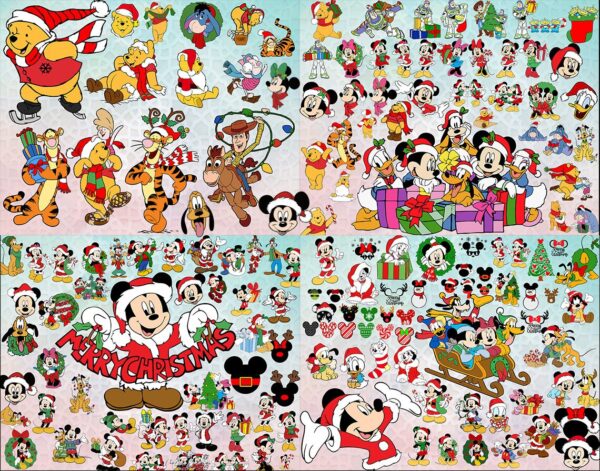 Mickey Christmas Clipart