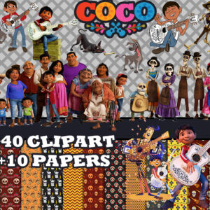 Coco PNG Clipart Bundle