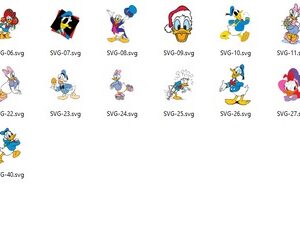 DONALD DUCK SVG BUNDLE