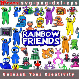 rainbow friends Clipart PNG