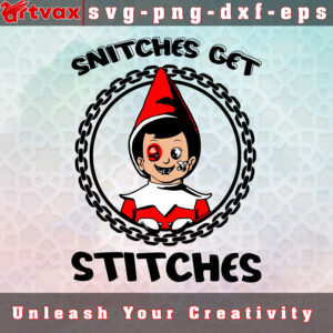 snitches get stitches svg