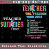 Teacher Summer svg