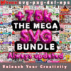 The Ultimate Giga Bundle SVG featuring thousands of high-quality SVG files covering a vast range of themes, styles, and subjects