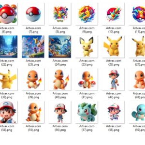 Pokemon PNG Bundle