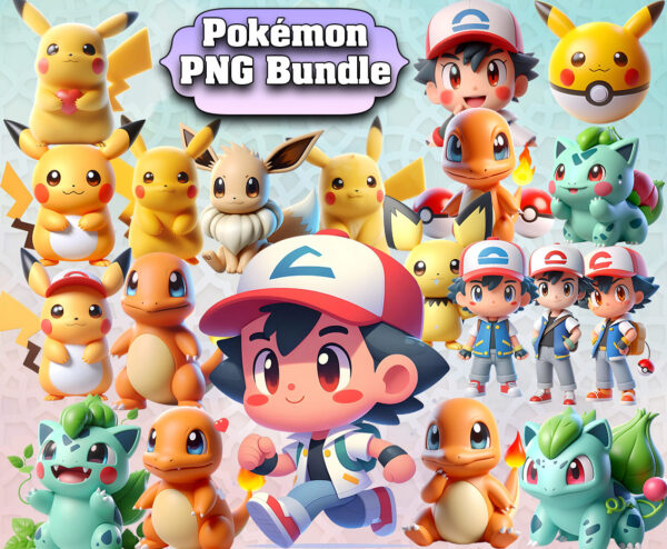 Pokemon PNG Bundle