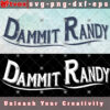 Dammit Randy svg