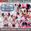 Minnie Milk PNG Bundle – high-quality digital designs of Minnie Mouse with a milk theme.