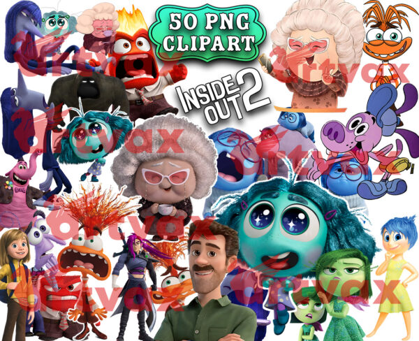 Inside Out 2 png bundle