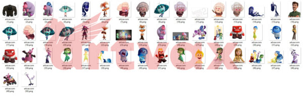 Inside Out 2 png bundle