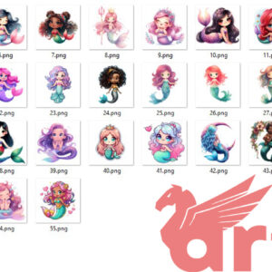 Mermaids Clipart