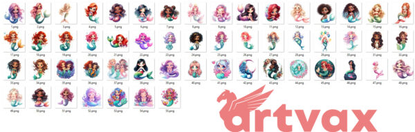 Mermaids Clipart