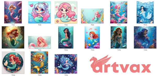 Mermaids Clipart