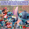 3d Skateboarding Stitch bundle