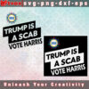 Trump is a Scab Vote Harris 2024