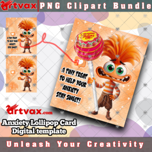 Anxiety Lollipop Card