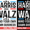 Harris Walz 2024 svg