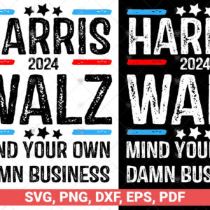 Harris Walz 2024 svg