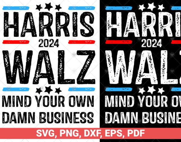 Harris Walz 2024 svg