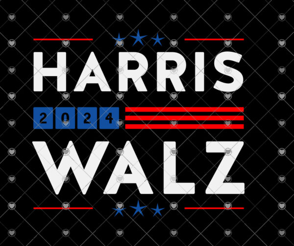 Harris Walz 2024 svg