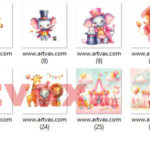 cute circus clipart