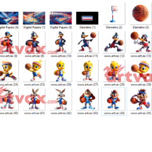 Looney Tunes basketball PNG