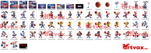 Looney Tunes basketball PNG