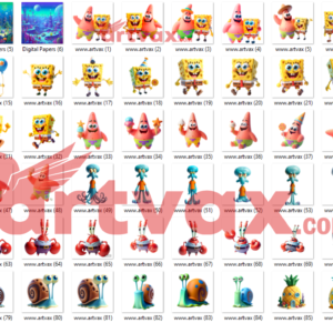 SpongeBob SquarePants Png Bundle