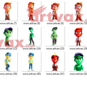 Inside Out Dad PNG Bundle