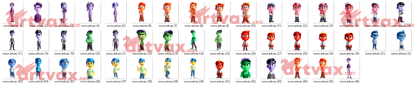 Inside Out Dad PNG Bundle