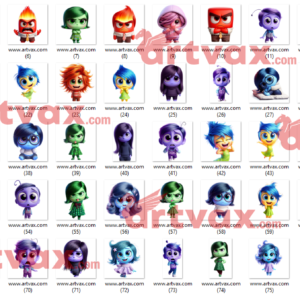 Cute Inside Out 2 PNG