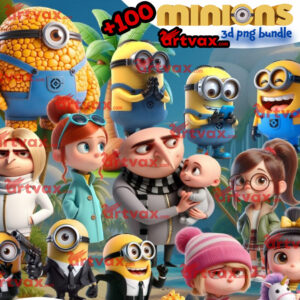 Despicable Me 4 PNG Bundle