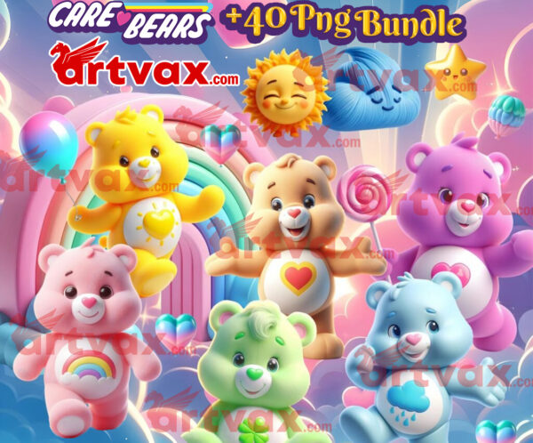 Care Bears Png Bundle