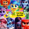 Cute Inside Out 2 Clipart bundle