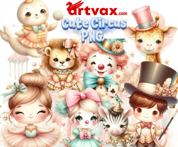 cute circus clipart