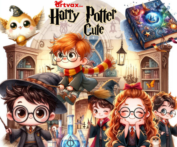 Cute Harry Potter PNG Bundle