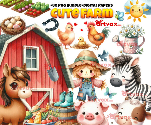 Farm Animal Clipart,