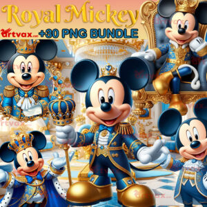 Mickey Royal King Clipart Bundle