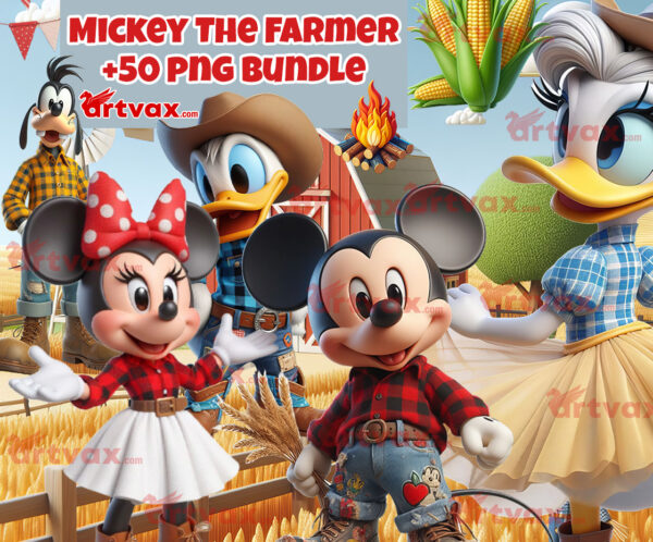 Mickey Farmer Clipart PNG