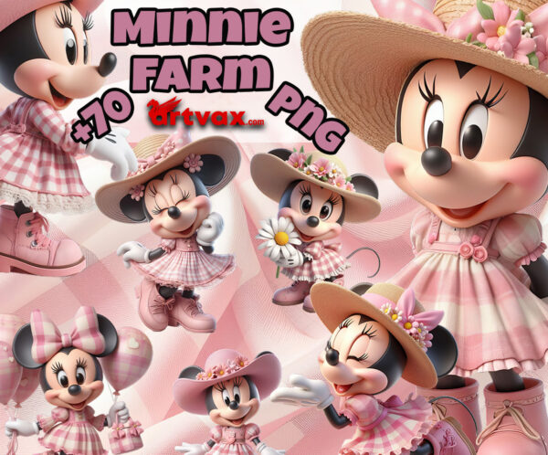 Minnie Farmer Clipart PNG